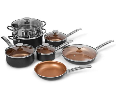 12-Piece Safe Non-stick Cookware Set Online Hot Sale