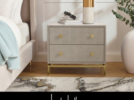 Zoie 2 Drawers Nightstand Online Sale