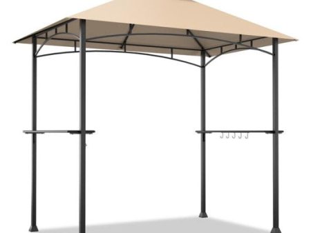 8 x 5 Feet 2-Tier BBQ Grill Gazebo Barbecue Canopy Discount