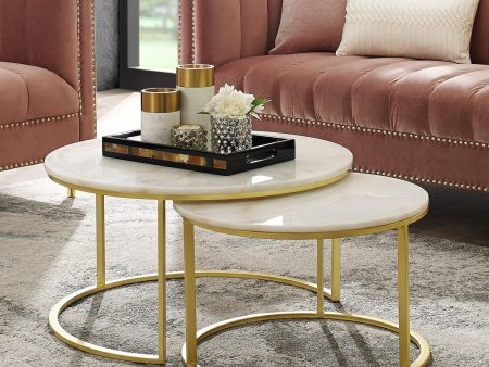 Irene Nesting Coffee Table (Set of 2) Online now