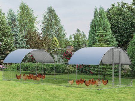 Large Metal Chicken Coop with Cover Online