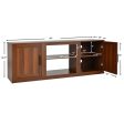 58 Inch TV Stand with 1500W Faux Fireplace for TVs up to 65 Inch-Vintage Online Hot Sale