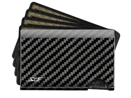 Real Carbon Fiber Cash & Card Slim Wallet by Simply Carbon Fiber For Sale