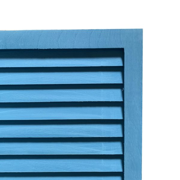 48 X 67 Black Wood Shutter - Screen Online