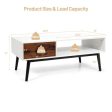 Rectangular Wooden Coffee Table with Drawer and Open Storage Shelf Sale