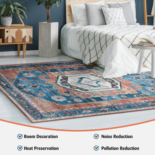 5 x 7 Inch Non-Shedding Distressed Vintage Indoor Area Rug Online