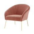 Catriona Velvet Accent Chair Online Hot Sale