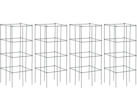 4 Pack Garden Trellis for Climbing Plants for Flower Vegetable Fashion