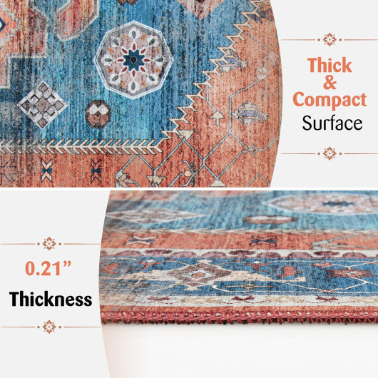 5 x 7 Inch Non-Shedding Distressed Vintage Indoor Area Rug Online