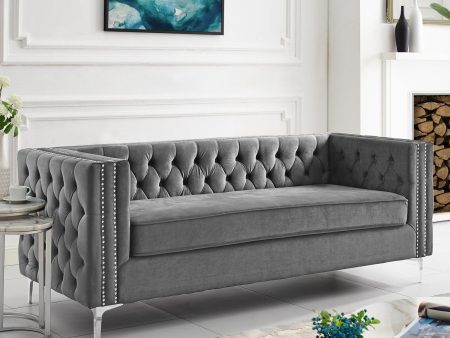 Giovanni Velvet 3 Seat Sofa 85  Supply