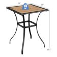 Patio Square Bar Table for Garden Backyard Online