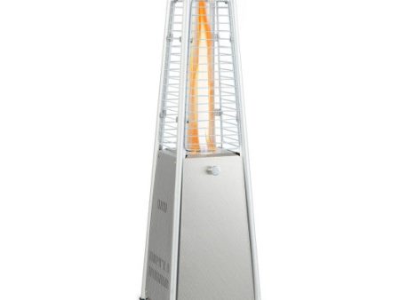 9500 BTU Portable Stainless Steel Tabletop Patio Heater with Glass Tube For Discount