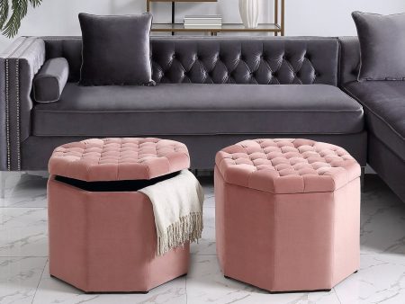 Nova Octagon Storage Ottoman Online