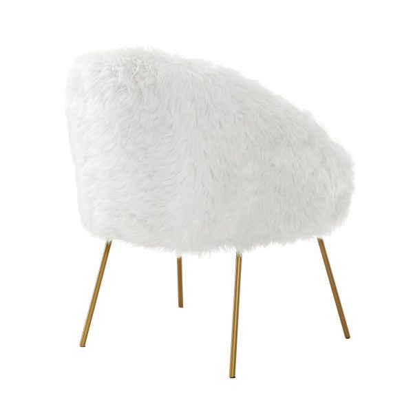 Ana Lux Fur Accent Chair Online Sale