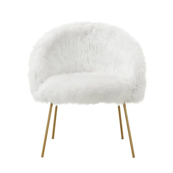 Ana Lux Fur Accent Chair Online Sale