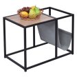 End Table Side Accent Metal Magazine Organizer Discount