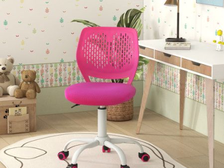 Ergonomic Children Study Chair with Adjustable Height-Pink Online now