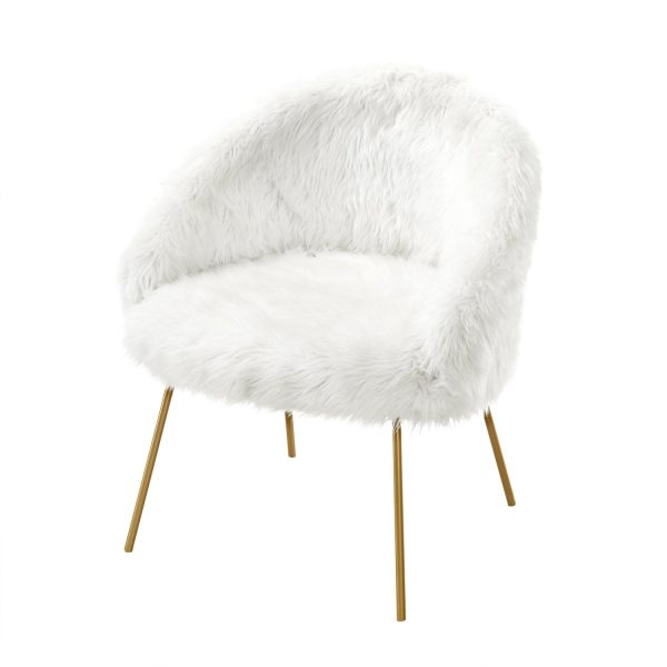 Ana Lux Fur Accent Chair Online Sale