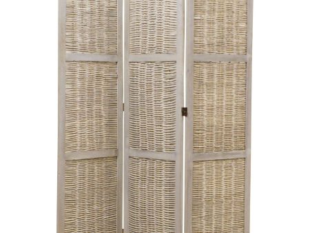 52 X 67 Beige Wood  Screen For Cheap