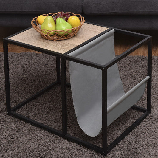 End Table Side Accent Metal Magazine Organizer Discount