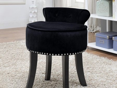 Taylor Velvet Vanity Stool Hot on Sale