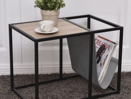 End Table Side Accent Metal Magazine Organizer Discount