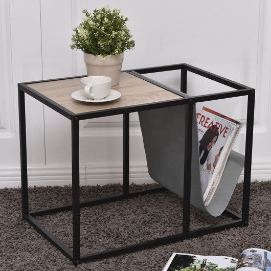 End Table Side Accent Metal Magazine Organizer Discount