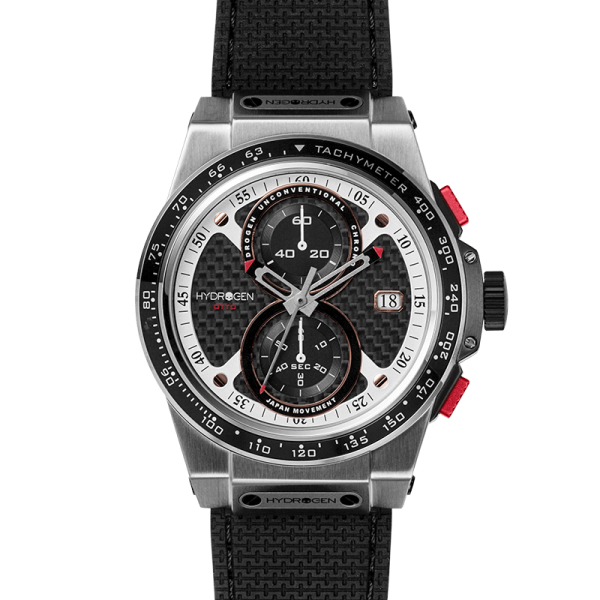 Otto Chrono Black Silver by Hydrogen Watch Cheap