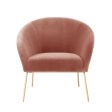 Catriona Velvet Accent Chair Online Hot Sale