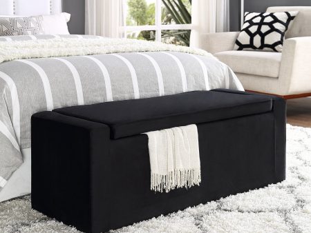 Fabroni Velvet Storage Bench Hot on Sale