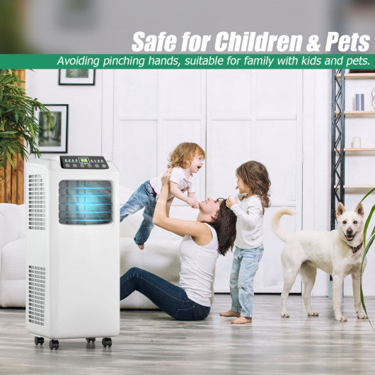 9000 BTU Portable Air Conditioner with Built-in Dehumidifier and Remote Control Cheap