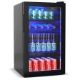 120 Can Beverage Mini Refrigerator with Glass Door Sale