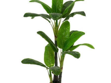 5 Feet Artificial Tree with 18 Large Leaves Cheap