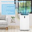 14000 BTU Portable Air Conditioner with APP and WiFi Control-White Cheap