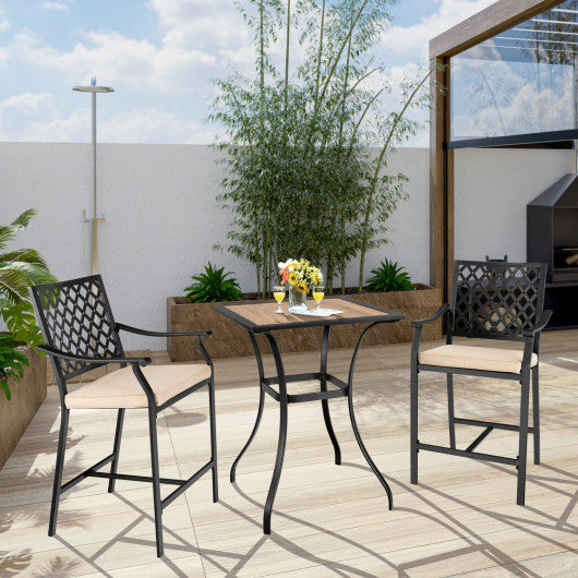 Patio Square Bar Table for Garden Backyard Online