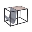 End Table Side Accent Metal Magazine Organizer Discount