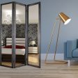 69  Black Wood and Mirrored Glass Folding Three Panel Screen Room Divider Online Sale