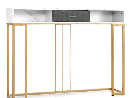 Narrow Long Sofa Table for Living Room-White Online