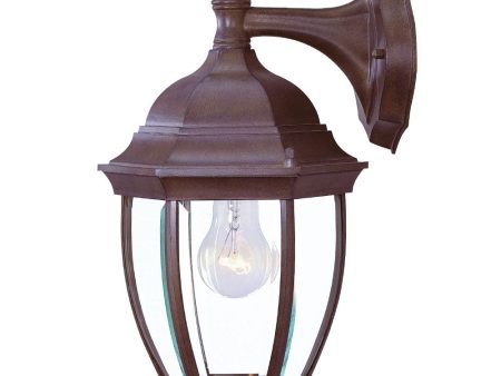 Dark Brown Wide Hanging Lantern Wall Light Cheap