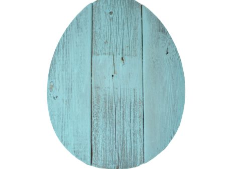 12  Farmhouse Turquoise Wooden Large Egg Online Sale