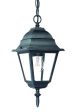 Matte Black Beveled Glass Outdoor Hanging Light For Discount