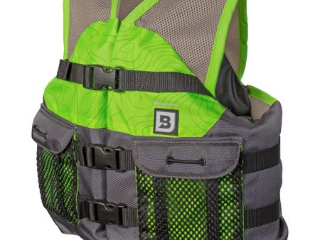 Bluestorm Sportsman Youth Mesh Fishing Life Jacket - Hi-Vis [BS-105-HVS-Y] Cheap