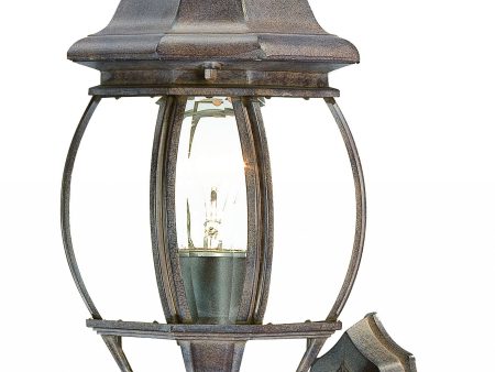 Dark Brown Glass Globe Wall Light Hot on Sale