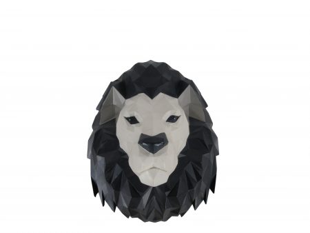 11.5  X 9.5  X 14  Origami Lion Head Wall Decoration Discount