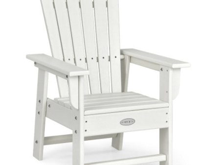 Patio Kids  Adirondack Chair with Ergonomic Backrest-White Cheap