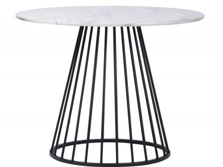 43  White And Black Rounded Metal Pedestal Base Dining Table Online Sale