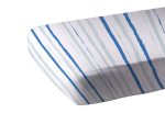 Ocean Stripe Crib Mattress Sheet Online Hot Sale