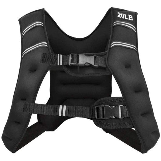 Training Weight Vest Workout Equipment with Adjustable Buckles and Mesh Bag-20 lbs Online Hot Sale