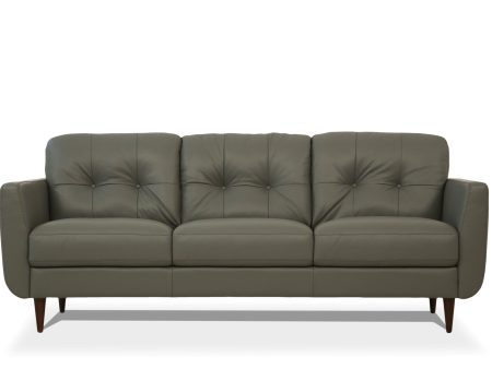 83  Green Leather Sofa With Black Legs Fashion