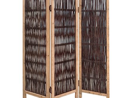 3 Panel Kirkwood Room Divider With Interconnecting Branches Design For Discount